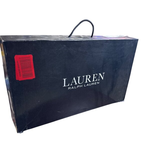 Ralph Lauren Justine Riding Boots Black Cognac Leather 7B NWT MSRP $275 - Picture 9 of 9